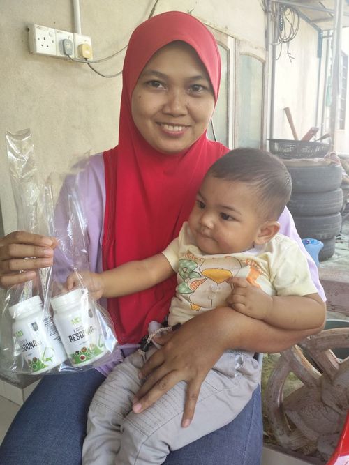 Maklum balas pelanggan WhatsApp Kapsul Resdung SB 4