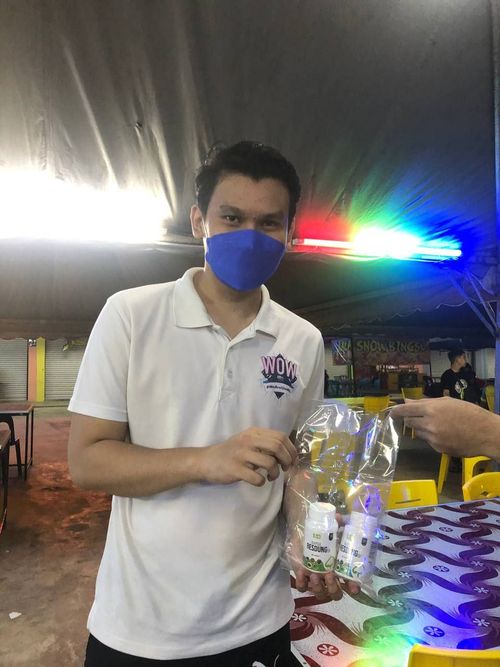 Maklum balas pelanggan WhatsApp Kapsul Resdung SB 6